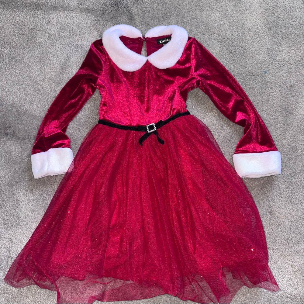 Zunie Red Velvet Holiday Santa Costume Dress